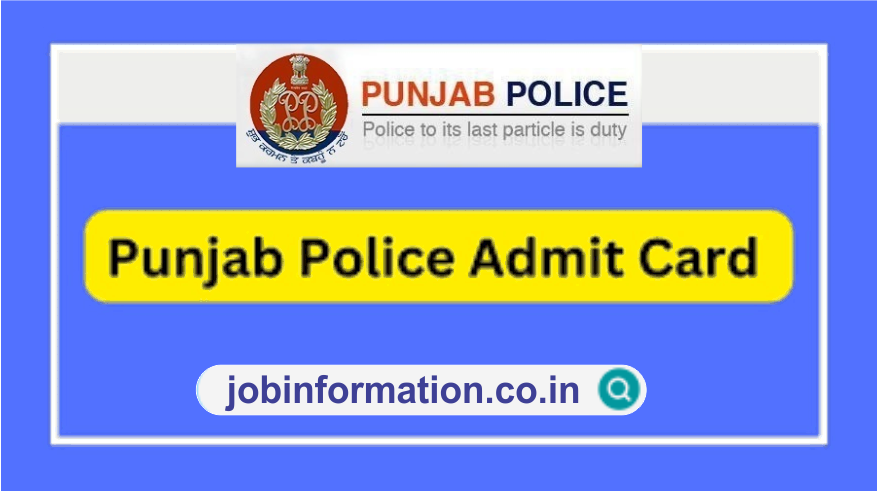 Punjab Police Head Constable Admit Card