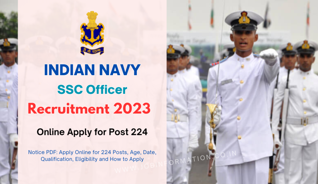 Indian Navy Ssc Officer Recruitment Notice Pdf Apply Online For