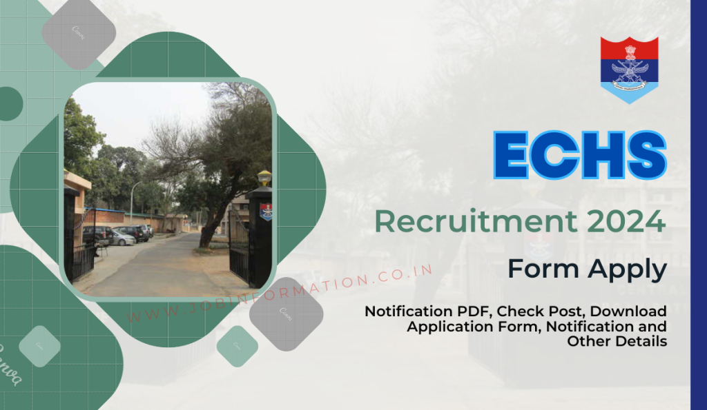 Echs Ranchi Recruitment Pdf Form Apply For Various Posts Check