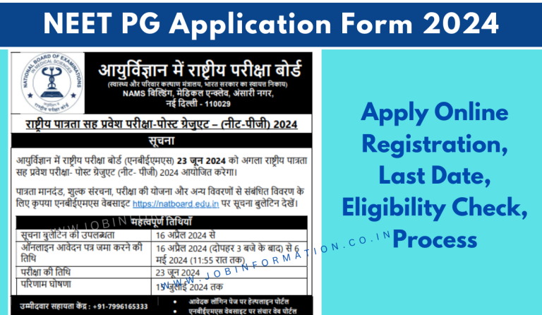 Neet Pg Application Form Out Apply Online Registration Last Date