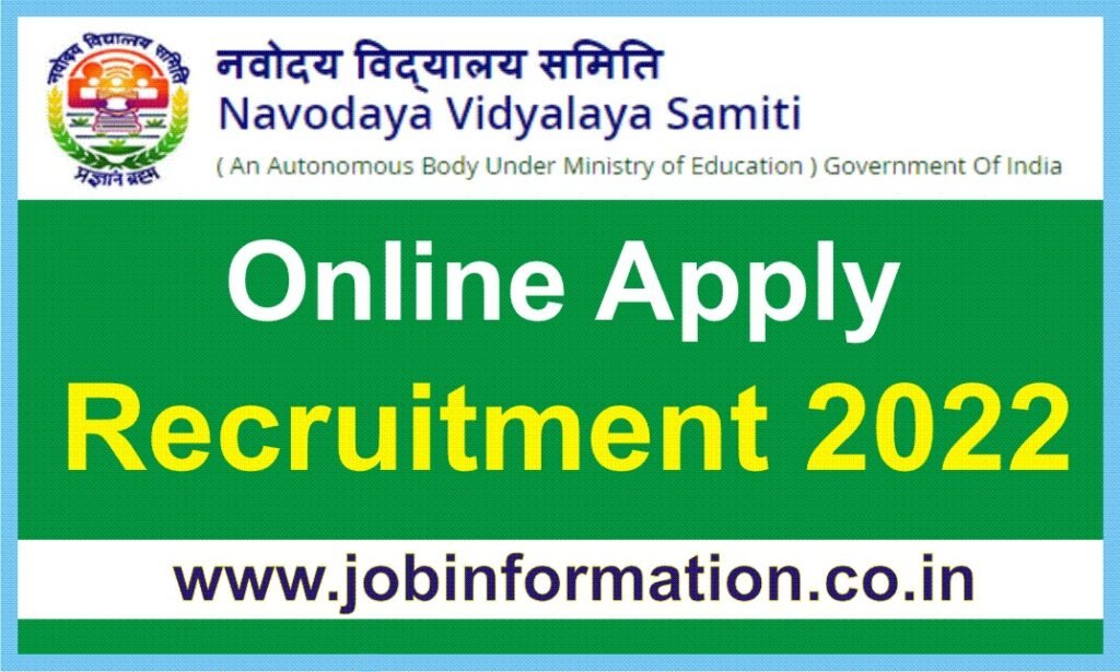 NVS Teacher Recruitment
