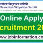 NVS Teacher Recruitment