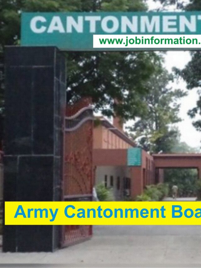 Cantt Board Assistant Teacher