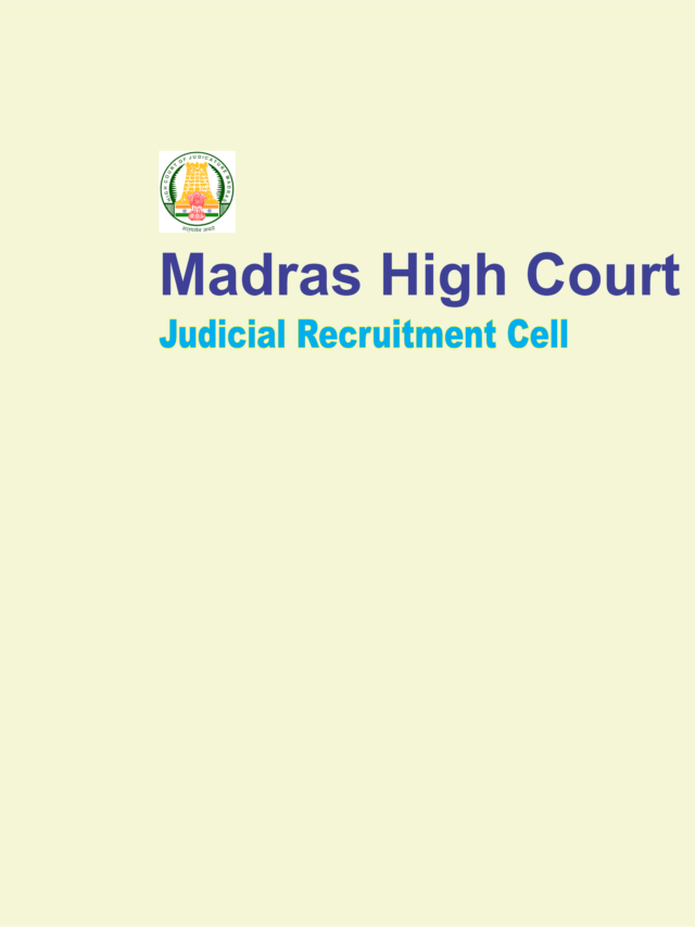 Madras High Court Vacancy 2022 Online Form 1412 Posts