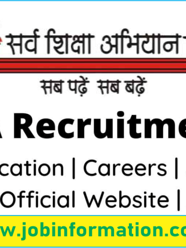 Sarva Shiksha Abhiyan Vacancy 2022