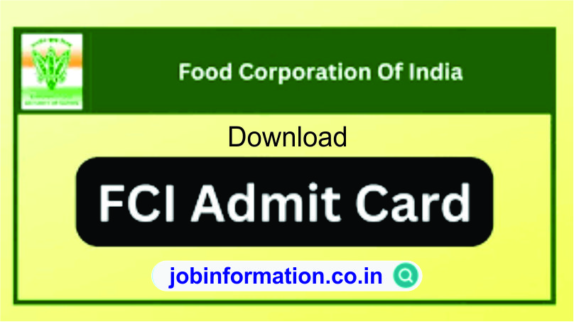 FCI Admit Card