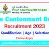 Pune Cantt Recruitment