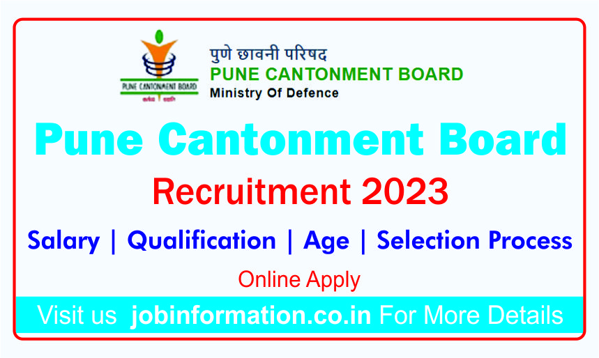 Pune Cantt Recruitment