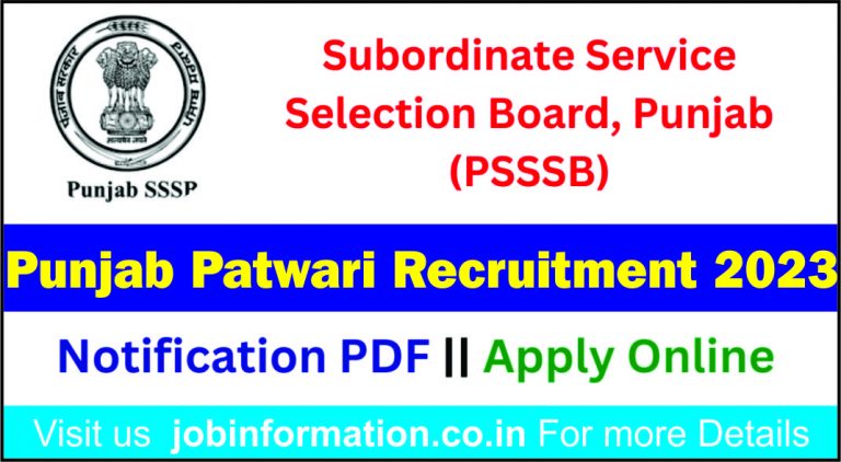 Punjab Patwari Recruitment