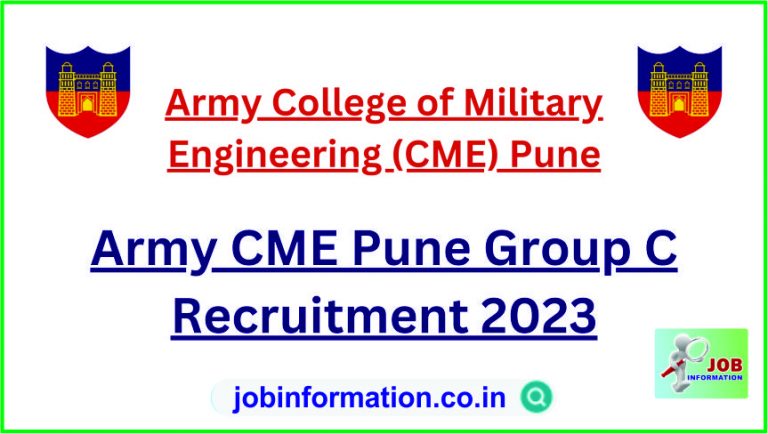 Army CME Pune Group C Vacancy