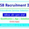 DSSSB Recruitment