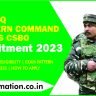 Army HQ Southern Command Recruitment