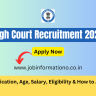 High Court Recruitment 2023 Link, Online Apply for Notification, Age, Salary, Eligibility & How to Apply at @jharkhandhighcourt.nic.in