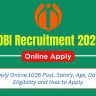 IDBI RecrIDBI Executive Recruitment 2023 Apply Online 1036 Post, Last Date, Age Limit, Selection Process and How to Apply uitment 2023 Apply Online 1036 Post, Salary, Age, Date, Eligibility and How to Apply at @idbibank.com