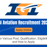 IGI Aviation Recruitment 2023 Apply Online for Various Post, Qualification, Eligibility and How to Apply