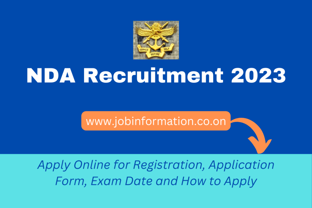 NDA Recruitment 2023 Apply Online for Registration, Application Form, Exam Date and How to Apply
