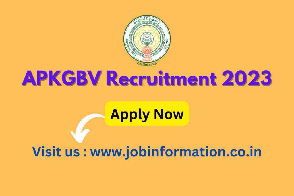 APKGBV Recruitment 2023 Apply Online for 1358 Posts, Salary, Age, Date, Selection Process and Direct Link