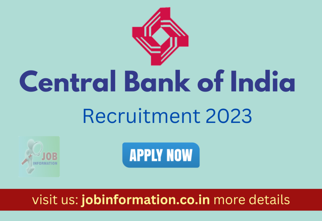 Central Bank of India Recruitment 2023 Online Form for 1000 Posts, Age