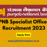 PNB Specialist Officer Recruitment 2023 Apply Online Post Check, Syllabus, Exam Date and How to Apply at @pnbindia.in