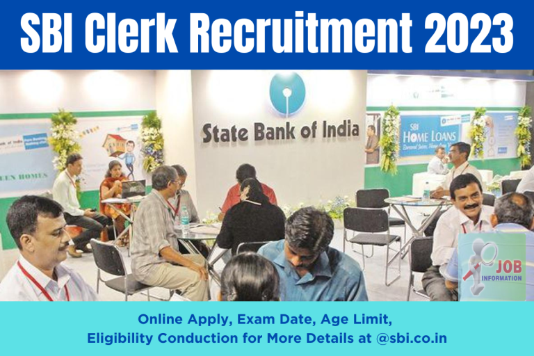 SBI Clerk Recruitment 2023 Online Apply, Exam Date, Age Limit, Eligibility Conduction for More Details at @sbi.co.in