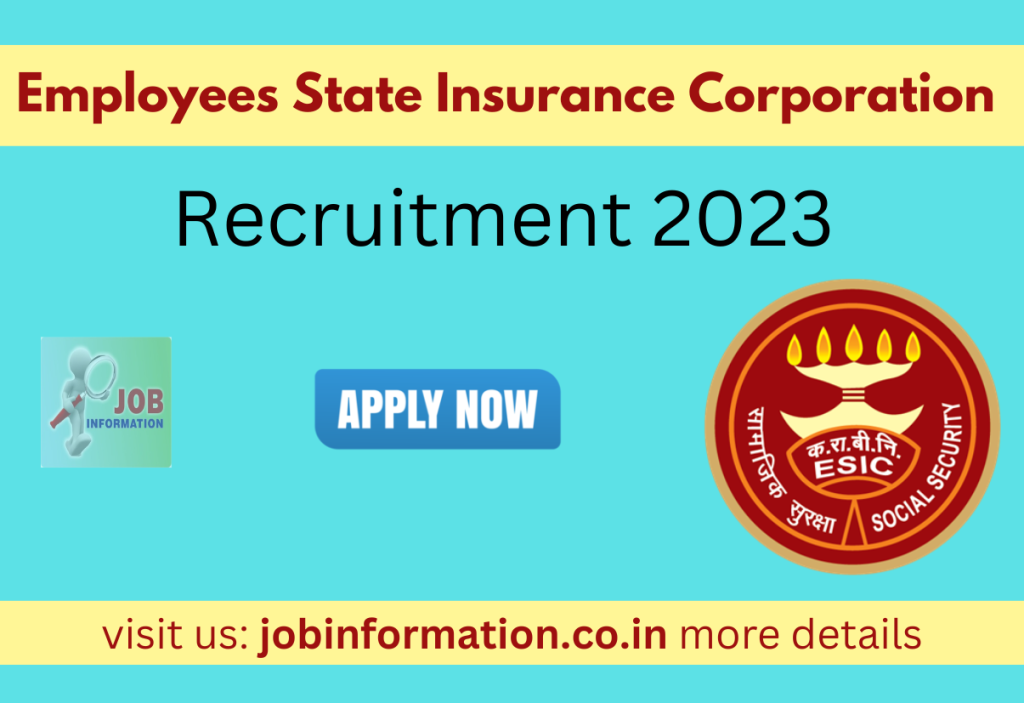 ESIC Telangana Recruitment 2023 Form Apply for 94 Posts, Monthly Salary Up to 222543, Age, Eligibility and How to Apply