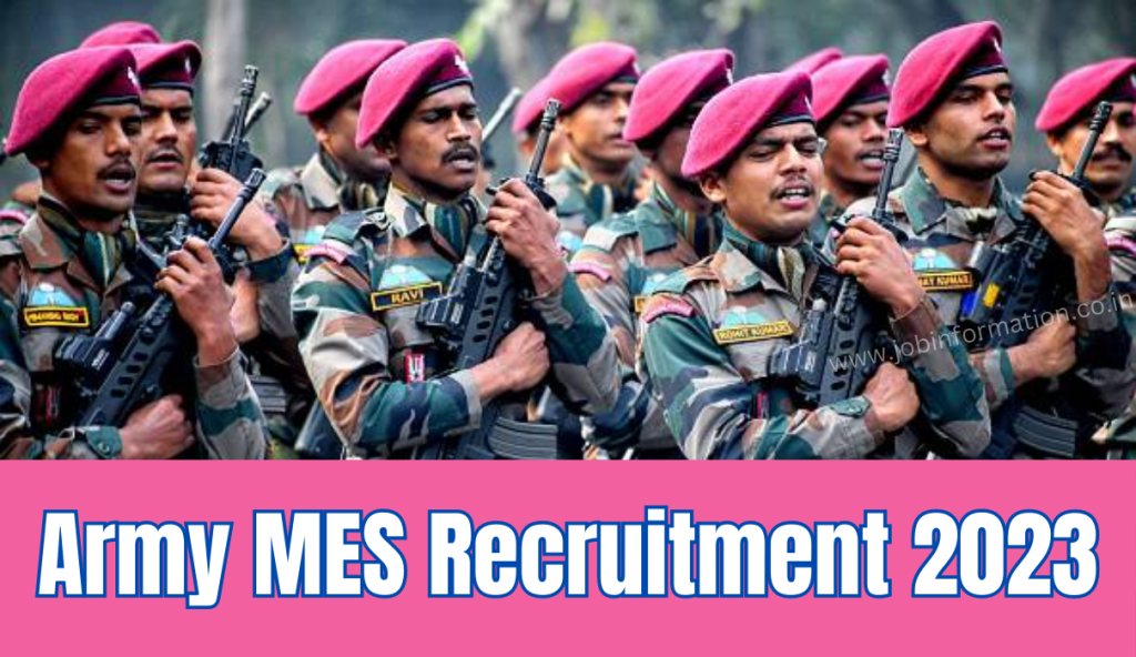 MES Recruitment 2023: Notification PDF Release for 41822 Vacancies, Eligibility and More Details