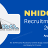 NHIDCL Recruitment 2023 for 16 Personal Assistant, Online Apply, Salary Details and Apply to Process