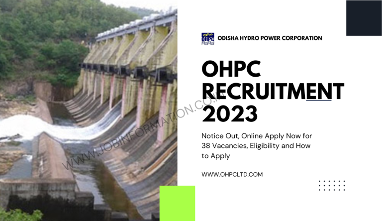 OHPC Recruitment 2023 Notice Out, Online Apply Now for 38 Vacancies, Eligibility and How to Apply