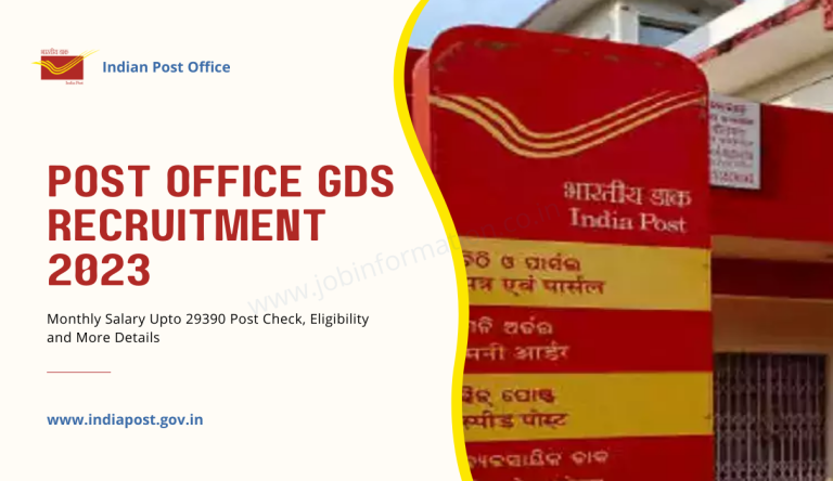Post Office GDS Recruitment 2023: Monthly Salary Upto 29380 Post Check, Eligibility and More Details