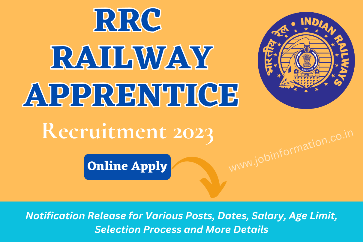 RRC Railway Apprentice Recruitment 2023 Notification Release For