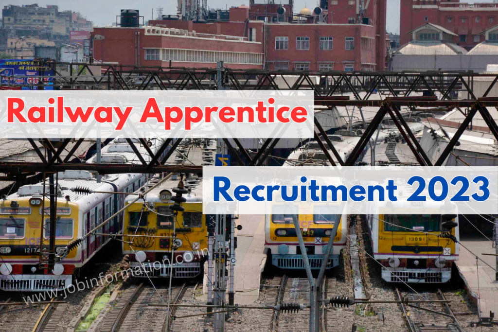 Railway Apprentice Recruitment 2023 Apply Online 1104 Vacancies, Exam Date, Salary Detail, Age Limit, Eligibility and How to Apply