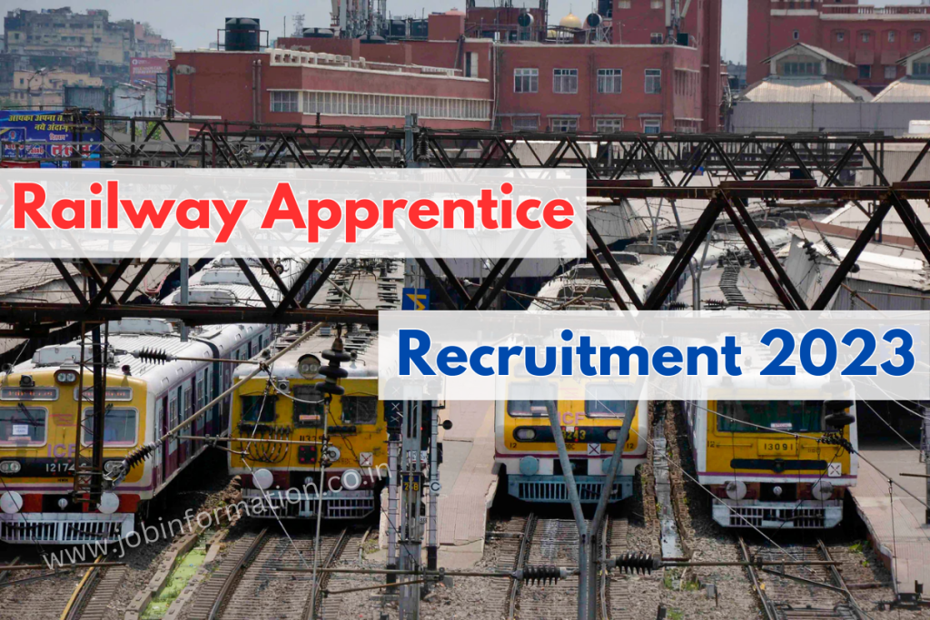 Railway Apprentice Recruitment 2023 Apply Online 1104 Vacancies, Exam