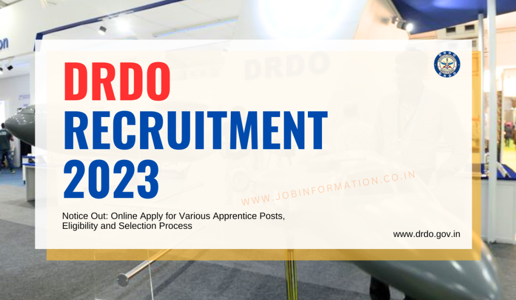 DRDO Recruitment 2023 Notice Out Online Apply For Various Apprentice