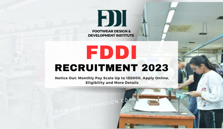 FDDI Recruitment 2023 Notice Out: Monthly Pay Scale Up to 150000, Apply Online, Eligibility and More Details