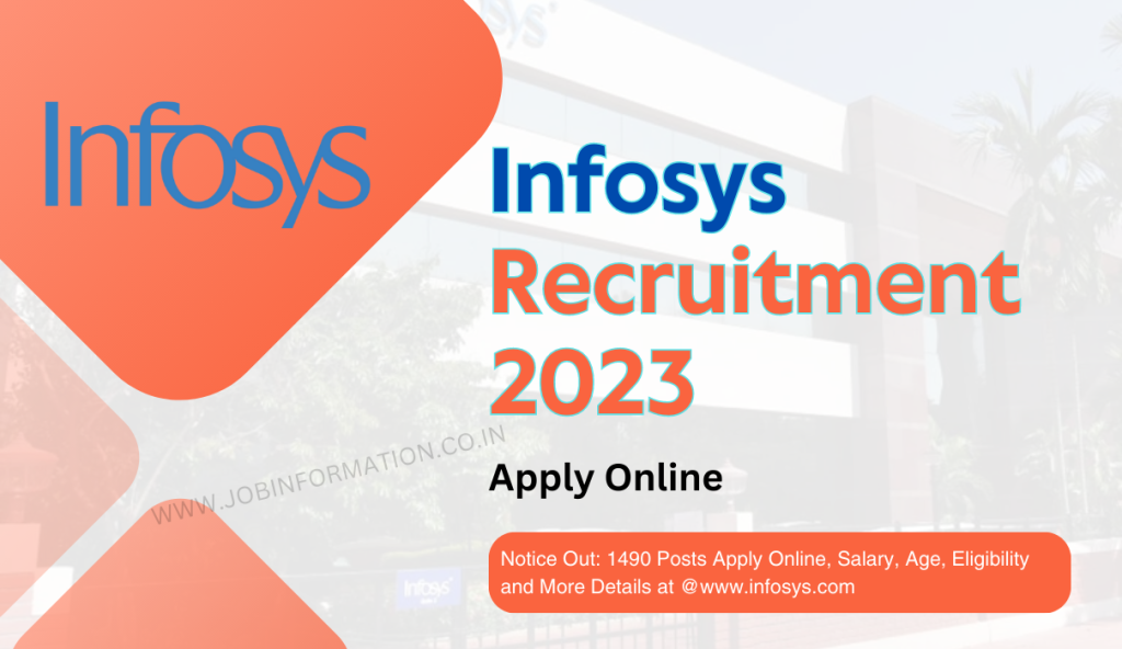 Infosys Recruitment 2023 Notice Out: 1490 Posts Apply Online, Salary, Age, Eligibility and More Details at @www.infosys.com