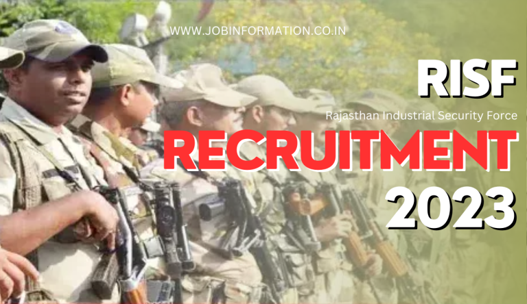 RISF Recruitment 2023 Apply Online for 3072 Posts, Age Detail, Salary, Date, Physical Details, Eligibility and More Details