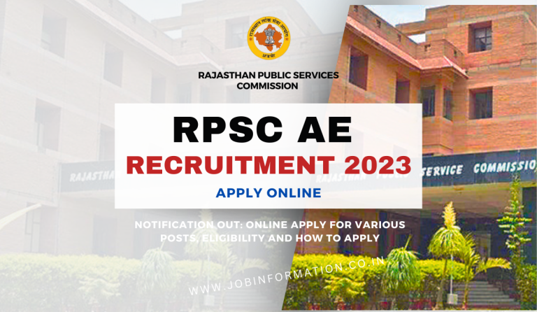 RPSC AE Recruitment 2023 Notification Out: Online Apply for Various Posts, Eligibility and How to Apply
