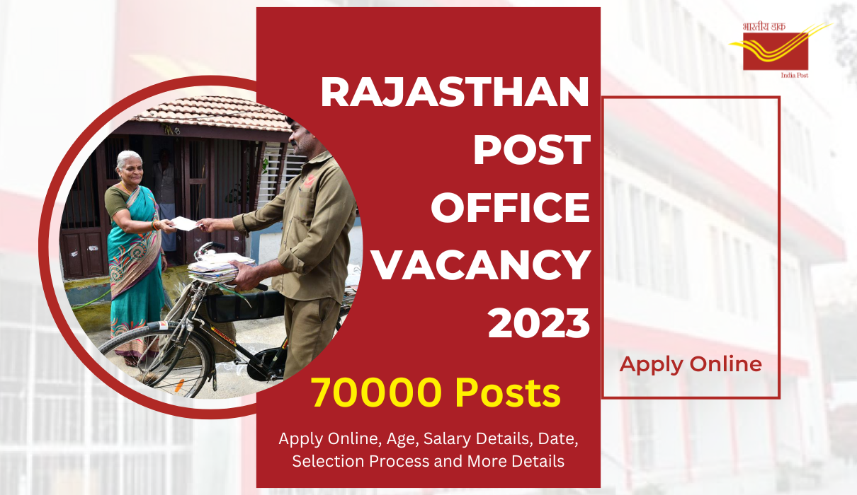 post office vacancy rajasthan 2023 in hindi