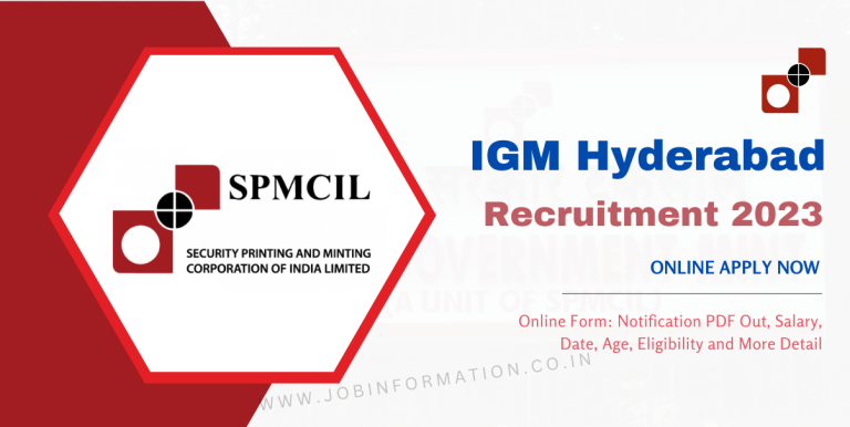 IGM Hyderabad Recruitment 2023 Online Form: Notification PDF Out, Salary, Date, Age, Eligibility and More Detail