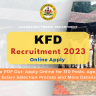 KFD Recruitment 2023 Notice PDF Out: Apply Online for 310 Posts, Age, Date, Salary Selection Process and More Details