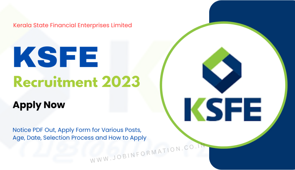 KSFE Recruitment 2023 Notice PDF Out, Apply Form for Various Posts, Age, Date, Selection Process and How to Apply