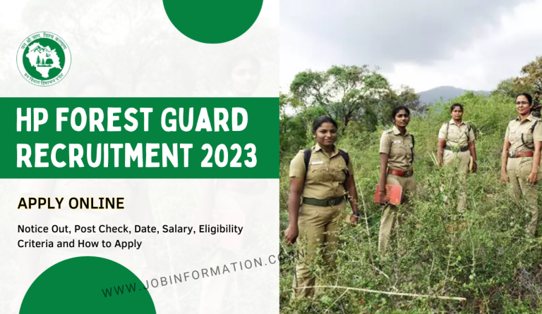 HP Forest Guard Recruitment 2023 Notice Out, Post Check, Date, Salary, Eligibility Criteria and How to Apply
