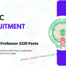 APPSC Assistant Professor Recruitment 2023 Notice PDF, Apply Online for 3220 Posts, Qualification, Selection Process and How to Apply