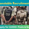 CISF Constable Recruitment 2024 Notice Out: Online Form for 11000+ Post, Age, Date, Salary, Eligibility Criteria and More Details