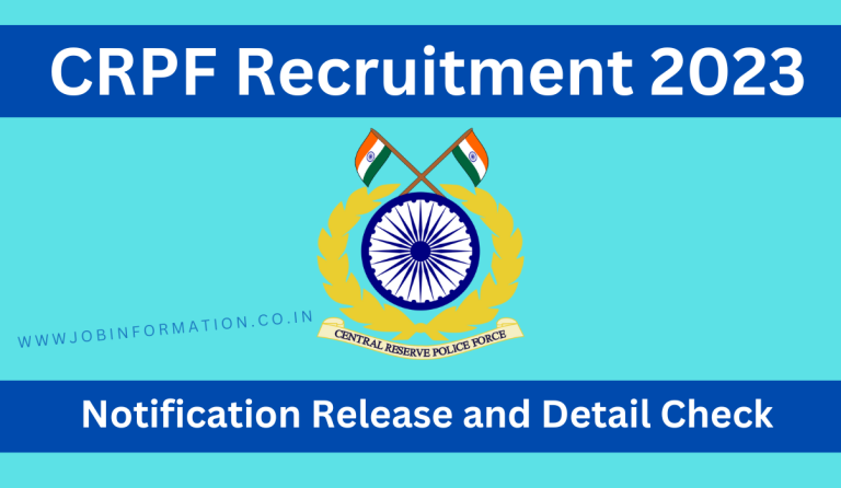 CRPF Recruitment 2023 Notice Out: General Duty Medical Officer Posts, Age, Date, Qualification, Walk-in-Interview