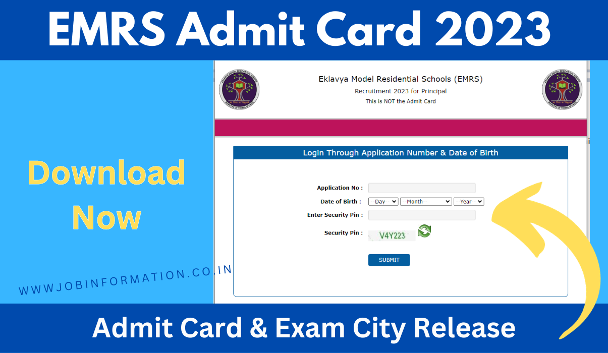 EMRS Admit Card 2023 Out: Exam Date and City Check for PGT, TGT, Teaching, Non-Teaching Posts, Download Link Here