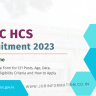 HPSC HCS Notification 2024 Release: Online Form for 121 Posts, Age, Date, Qualification, Eligibility Criteria and How to Apply