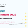 MOHFW Recruitment 2023 Notice Out: Online Form Apply for 477 Posts, Age, Date, Qualification, Eligibility and How to Apply