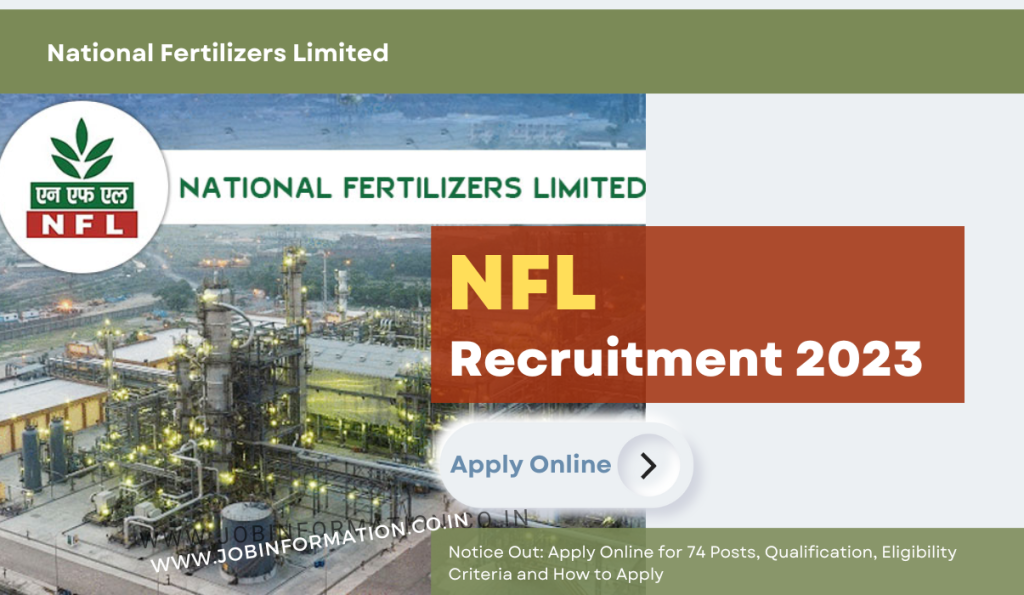 NFL Recruitment 2023 Notice Out: Apply Online for 74 Posts, Qualification, Eligibility Criteria and How to Apply