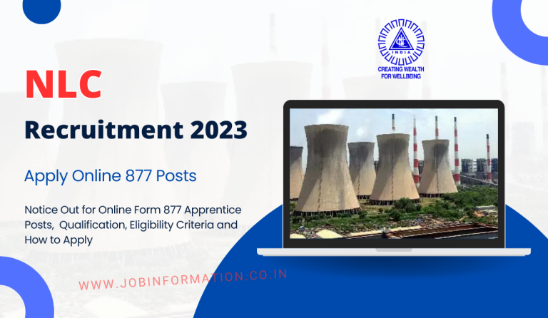 NLC Recruitment 2023 Notice Out for Online Form 877 Apprentice Posts, Qualification, Eligibility Criteria and How to Apply